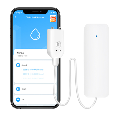 Tuya Smart Wifi Sensor de fugas de agua Detector de inundaciones Smart life APP Notificación Alertas Alarma Seguridad en el hogar
