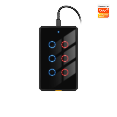 Tuya WiFi Touch Switch tipo C, RF433 inalámbrico, con temporizador y control de voz, compatible con Alexa, Google Home y aplicaciones de hogar inteligente