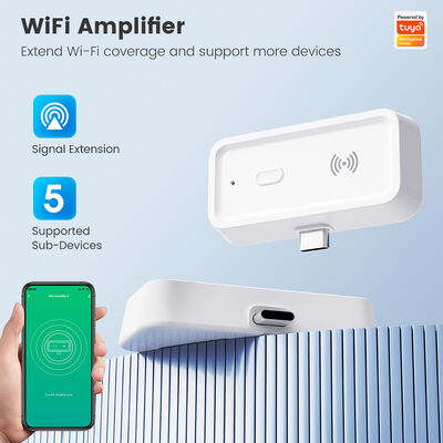 buy Tuya Smart WiFi Amplificador de señal Repetidor de red inalámbrica Extensor de pared Penetrador soporta múltiples dispositivos Fabricación en línea