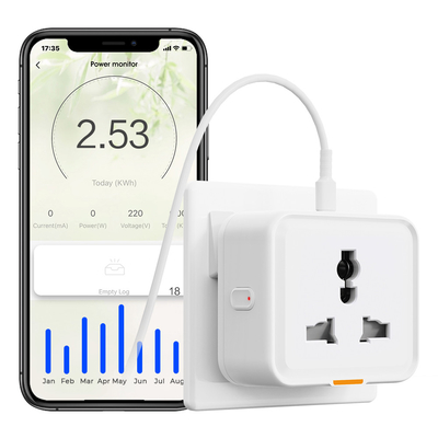 Buen precio Enchufe Tuya Universal Tipo-C enchufe 16A WiFi RF433 Adaptador de viaje Enchufe Tuya Smart Home en línea