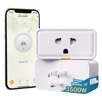 Buen precio Tuya toma de tiempo Monitor de energía Smart Life Alexa Google Home WiFi Smart Plug 16A toma de energía Smart Home en línea