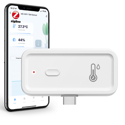Buen precio Tuya Zigbee Wifi Monitor de temperatura de humedad Higrómetro inteligente Termómetro inalámbrico Higrómetro electrónico Monitor inteligente en interiores Compatible con Alexa Asistente de Google en línea