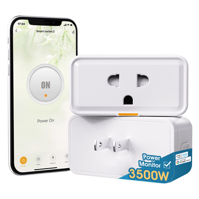 Buen precio Tuya Smart Plug 16A Socket WiFi con monitor de potencia de tiempo y Alexa Google Home Integración de vida inteligente para la automatización del hogar inteligente en línea