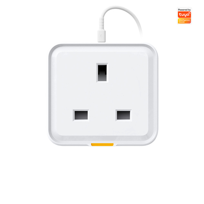 Buen precio Tuya Smart Home Plug: Adaptador de viaje de enchufe del Reino Unido con tipo-C, 16A WiFi RF433, Control de aplicación y voz, compatible con Alexa en línea