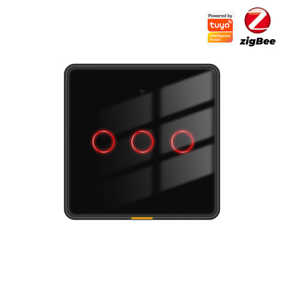 Buen precio Tuya Zigbee Smart Light Switch    No hay cable neutro, no se necesita condensador, 100-250V, control de voz y aplicación, compatible con Alexa y Google Home, EU Touch Switch en línea