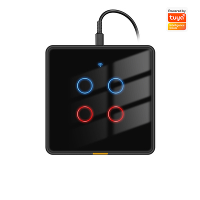 Buen precio Tuya WiFi Touch Wall Switch Tipo C, Estándar de la UE, RF433, 110-240V, con temporizador y control de voz, compatible con Alexa y Google Home para iluminación de hogares inteligentes en línea