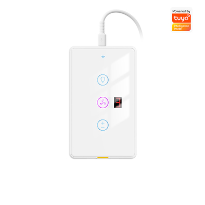 Buen precio Tuya WiFi Fan Light Switch Tipo C con temporizador y control de voz, compatible con Alexa y Google Home para la automatización del hogar inteligente en línea