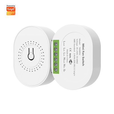 Buen precio SMATRUL Tuya WiFi Regulación de velocidad del ventilador inteligente DIY Mini Switch Module Timer de control remoto en apagado 220V para Alexa Google Home en línea