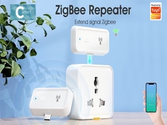 Tuya ZigBee Repeater Tipo-C Reforzador inalámbrico a través del amplificador de señal Smart Zigbee Extender de señal